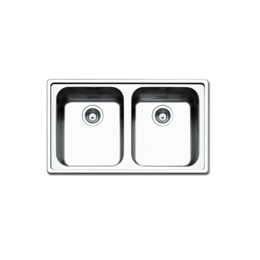 101-8580 Νεροχύτης LINEAR 79Χ50 Apell Inox Λείο - Image 1