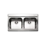 Νεροχύτης IRIS 89,7Χ51 Apell Inox Γυαλί