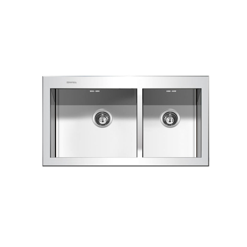 101-9625-110 Νεροχύτης AMALTHEA 86X51 Apell Inox Λείο - Image 1