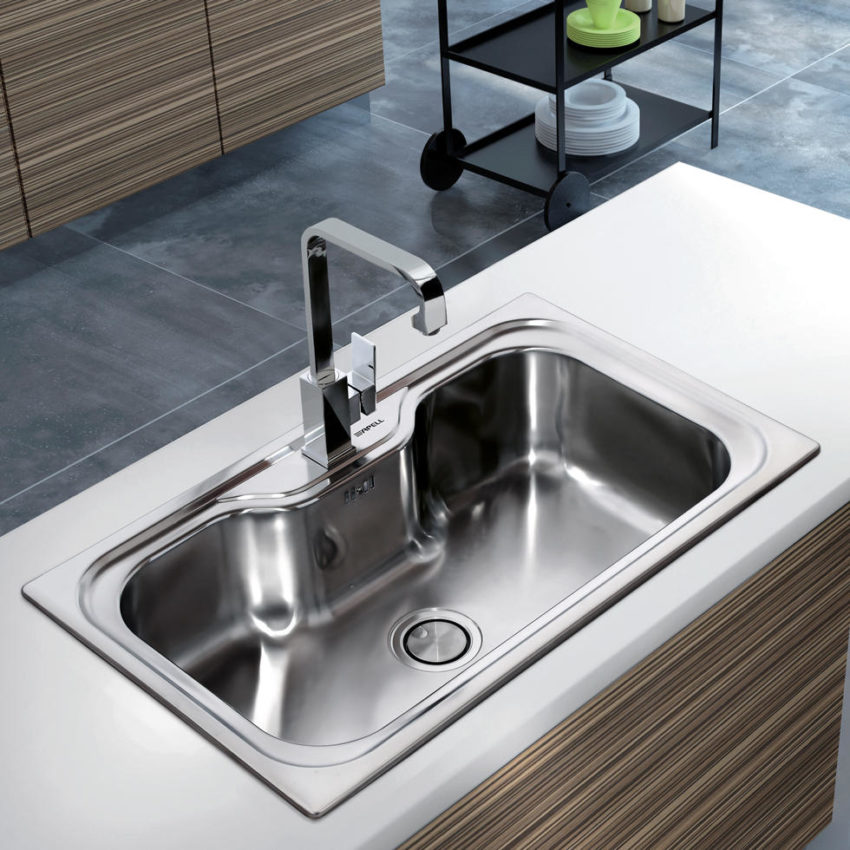 Νεροχύτης CRITERIA 86x51 Apell Inox - Image 2