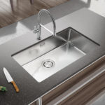 Νεροχύτης Υποκαθήμενος LINEAR PLUS 75Χ44 Apell Inox Λείο - Image 2