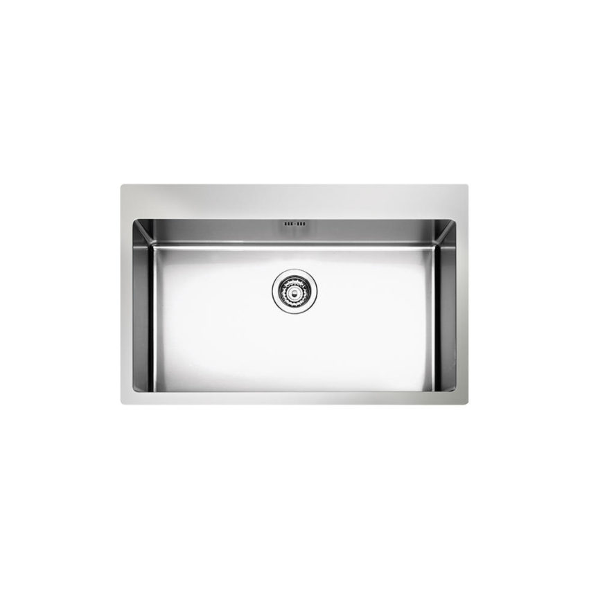 Νεροχύτης Μονόγουρνος 75x51 RADIUS Apell Inox Λείο - Image 1