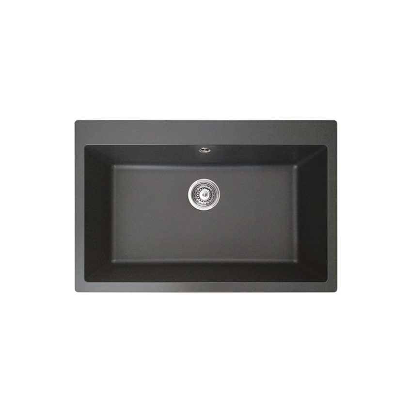 105-KZ075U Νεροχύτης Συνθετικός Υποκαθήμενος 76x50 Duralit - Image 1