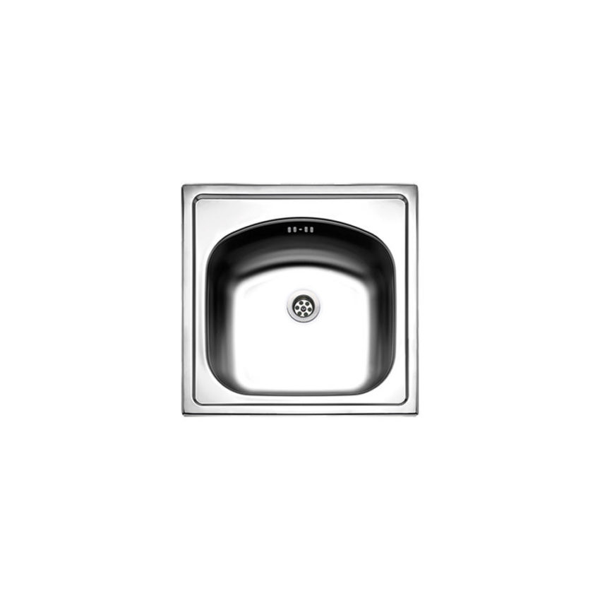 Νεροχύτης VALLEY 44,5x44,5 Fortinox Inox Λείο - Image 1