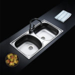 Νεροχύτης SLENDER 78,5x44,5 Fortinox Inox Λείο - Image 2