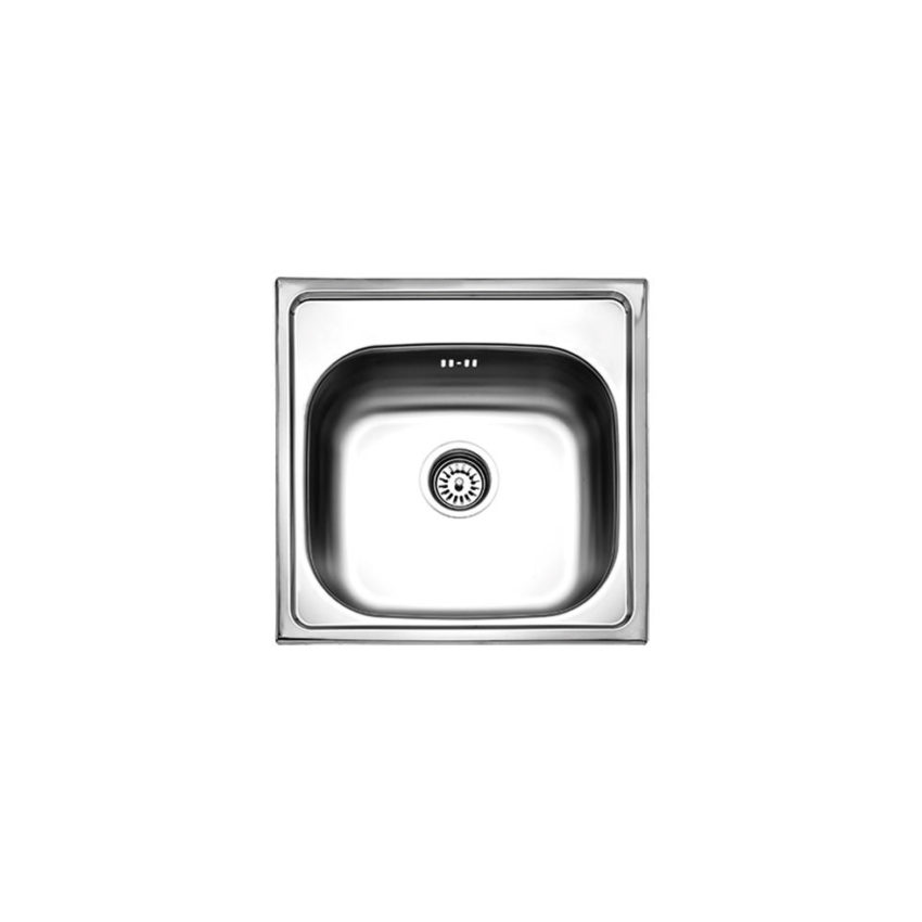 Νεροχύτης VALLEY 50x50 Fortinox Inox Λείο - Image 1