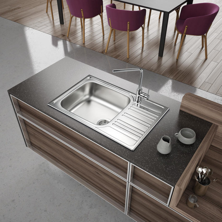 Νεροχύτης VALLEY 78x50 Fortinox Inox - Image 2