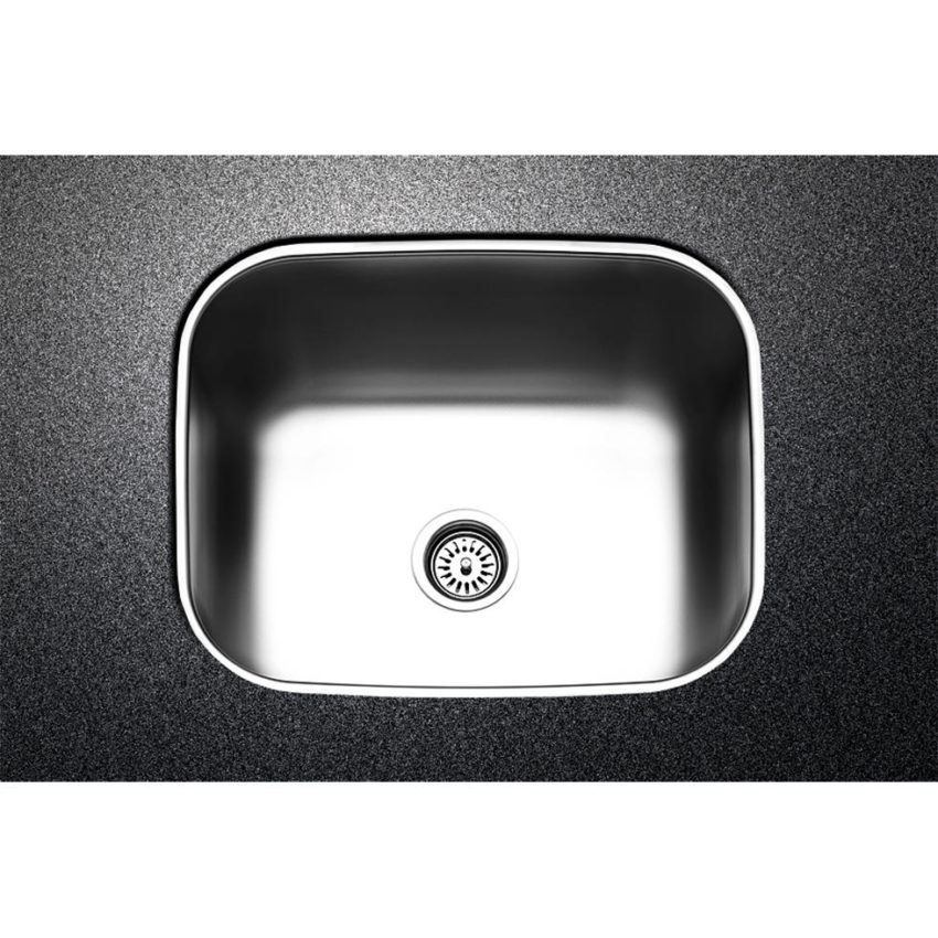 107-28053-110 Νεροχύτης Υποένθετος 52,5x42,5 Fortinox Inox Λείο - Image 1