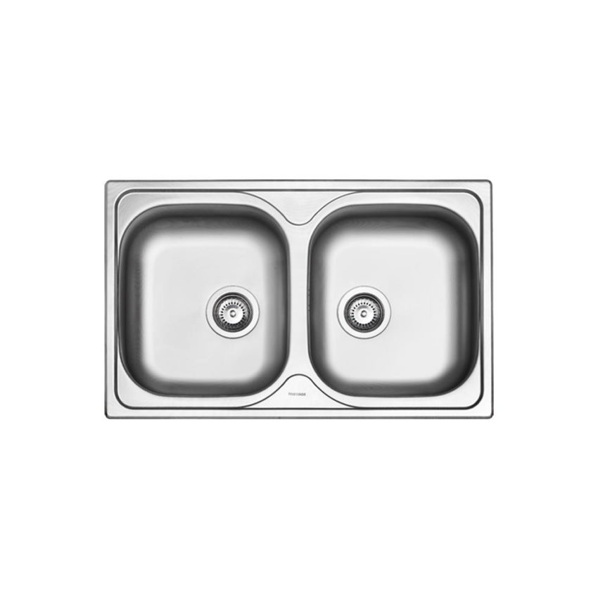 108-25200 Νεροχύτης VALLEY 80x50 Fortinox Inox - Image 1