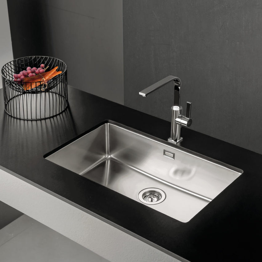 Νεροχύτης VALLEY 75x44 Fortinox Inox Λείο - Image 2