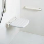 Κάθισμα Τοίχου Ανακλινόμενο 40x42 PAINT AMEA Λευκό - Image 2