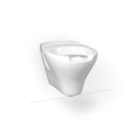 Κομπλέ Λεκάνη 130 SERIES Κρεμαστή + Κάθισμα με Κάλυμμα ΑΜΕΑ Λευκό