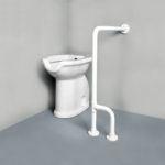 Μπάρα Τοίχου-Δαπέδου 80x78Y PAINT ΑΜΕΑ Λευκό