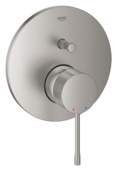 Grohe Essence New supersteel Κρυμμένος Μίκτης Μπανιέρας Μονού Μοχλού 24058DC1