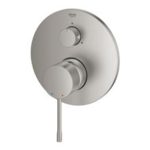 Grohe Essence New Super Steel Μπαταρία Μπάνιου 3 Εξόδων 24092DC1