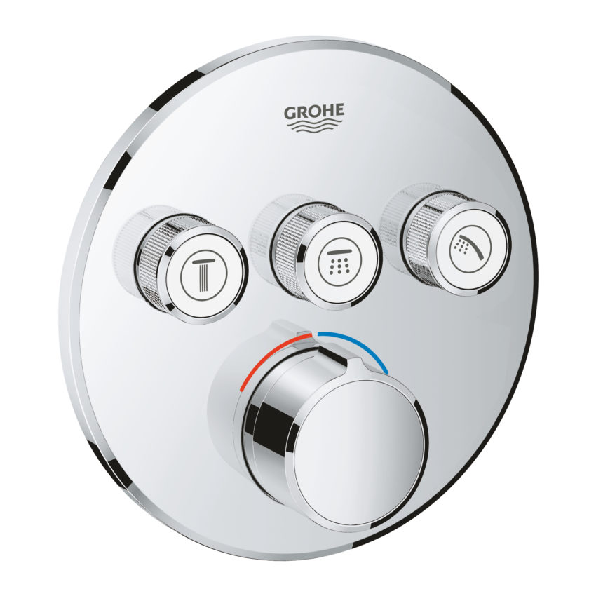 29146000 Grohe Smart Control Μπαταρία Λουτρού 3 Εξόδων 29146000 - Image 1