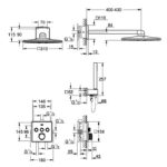 Grohe Smart Control Σετ Θερμοστατικής Μπαταρίας 3 Εξόδων 34706000 - Image 2