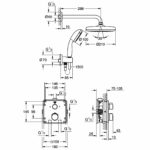 Grohe Smart Control Σετ Θερμοστατικής Μπαταρίας 2 Εξόδων 34729000 - Image 2
