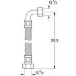 Grohe Grohtherm Micro Σπιράλ σύνδεσης 3/8 για γπαταρία 1 παροχής - Image 2