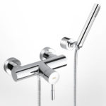 Μπαταρία Ντουζ με Τηλέφωνο και Στήριγμα Tech La Torre