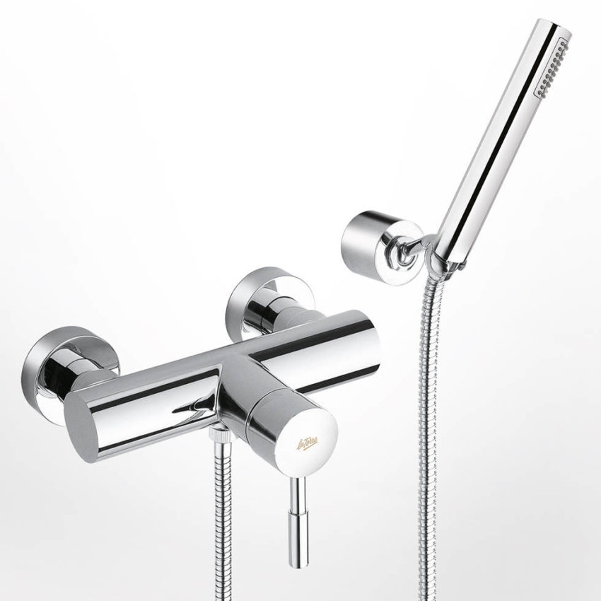 200-12060 Μπαταρία Ντουζ με Τηλέφωνο και Στήριγμα Tech La Torre - Image 1