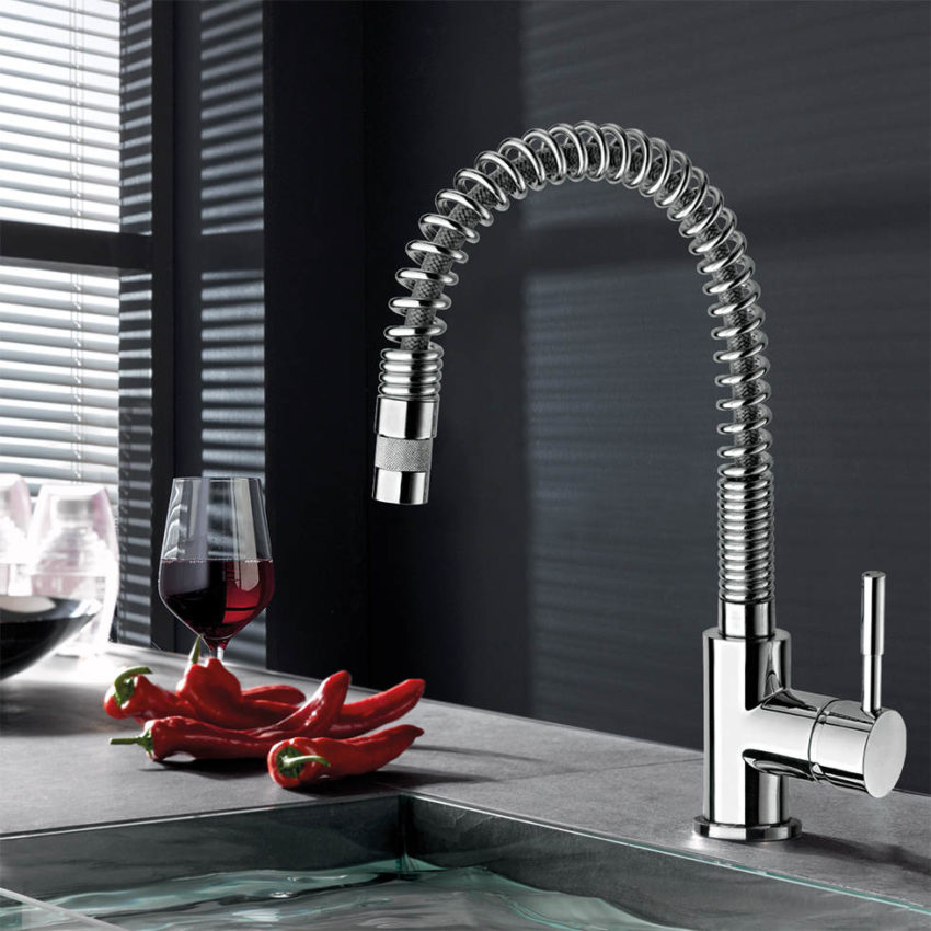 200-12681-100 Μπαταρία Νεροχύτη Ελατηρίου Tech La Torre Χρωμέ - Image 1