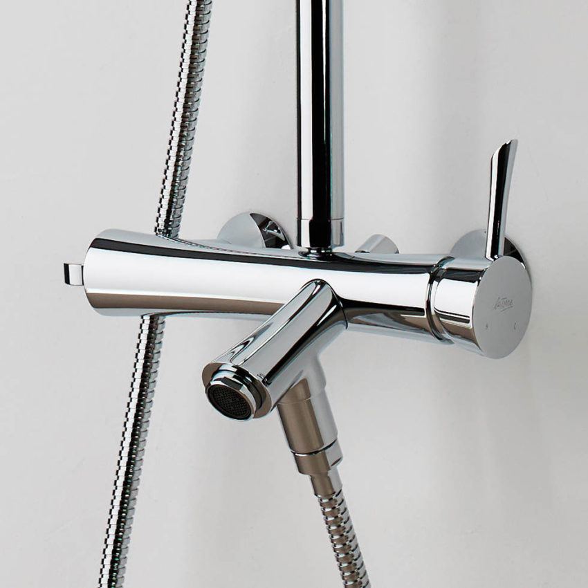 Μπαταρία Λουτρού + Επέκταση Κολώνα και Κεφαλή KONVEX La Torre Χρωμέ - Image 2