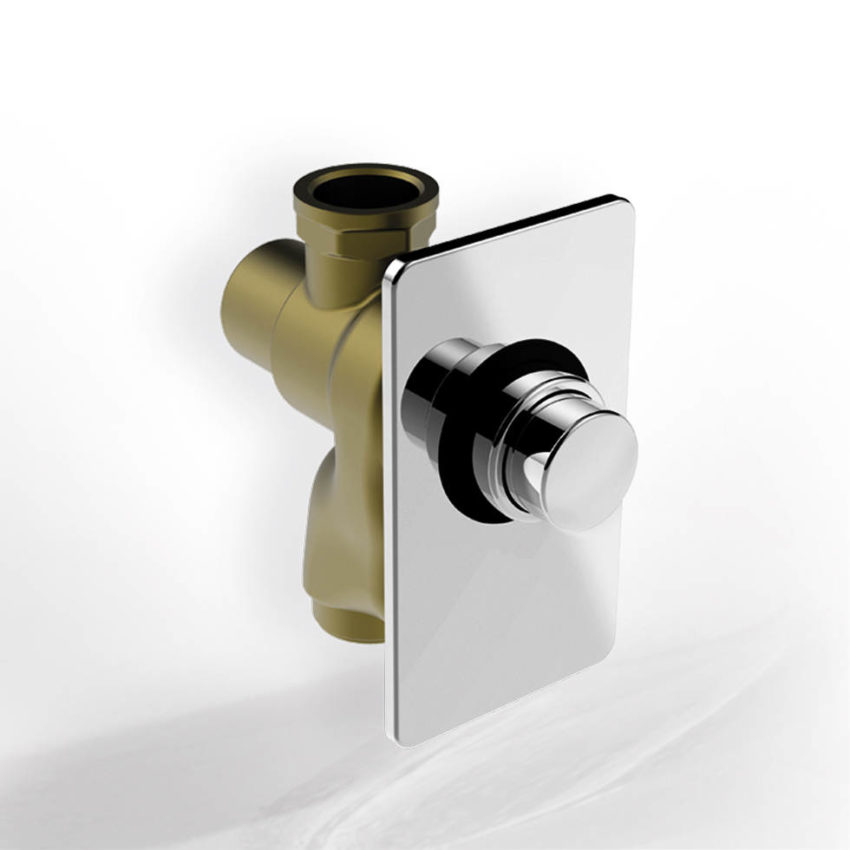 200-317-3-100 Χρονιζόμενο Εντιχοισμένο Φλουσόμετρο 3/4" La Torre Χρωμέ - Image 1