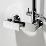 Μπαταρία Ντουζ + Επέκταση Κολώνα και Κεφαλή LAGHI La Torre Χρωμέ - Image 2