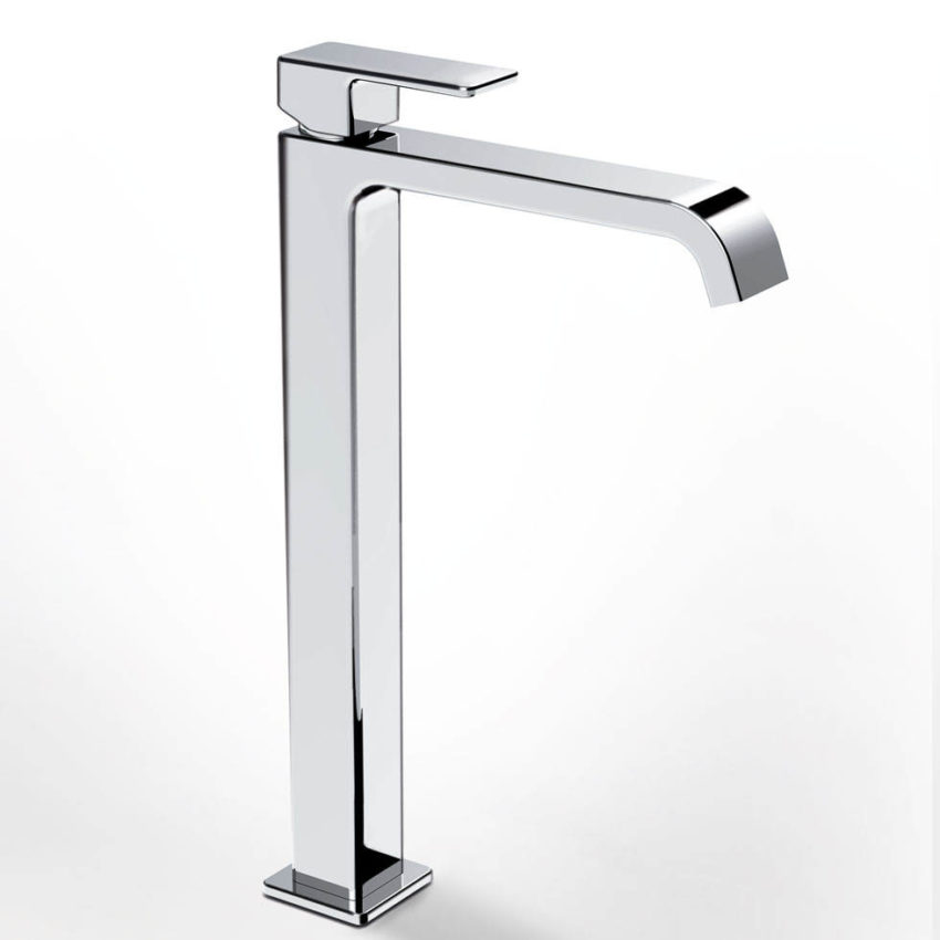 200-46501-100 Μπαταρία Νιπτήρος Υψηλή με Βαλβίδα Clik-Clac PROFILI-PLUS La Torre Χρωμέ - Image 1