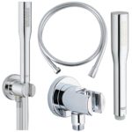 Grohe Euphoria τηλέφωνο με παροχή - στήριγμα και σπιράλ - Image 4