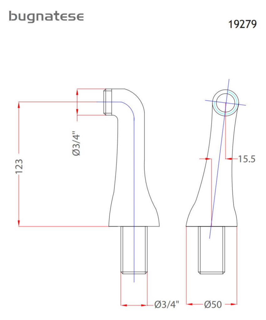 Γόνατα Ζεύγος Επικαθήμενης Μπαταρίας BUGNATESE Χρωμέ - Image 2
