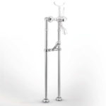 Πόδια Ζεύγος για Επιδαπέδια Μπαταρία Λουτρού Χρωμέ