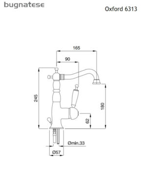 Μπαταρία Νιπτήρος OXFORD BUGNATESE - Image 5