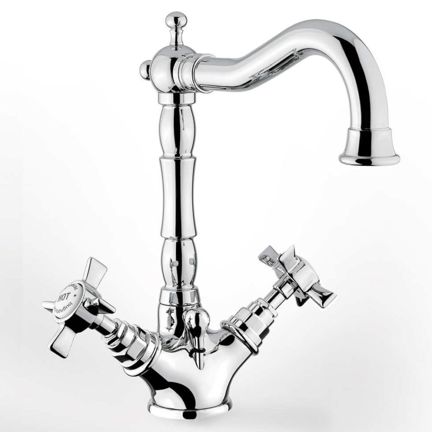 201-834-100 Μπαταρία Νιπτήρος PRINCETON BUGNATESE Χρωμέ - Image 1