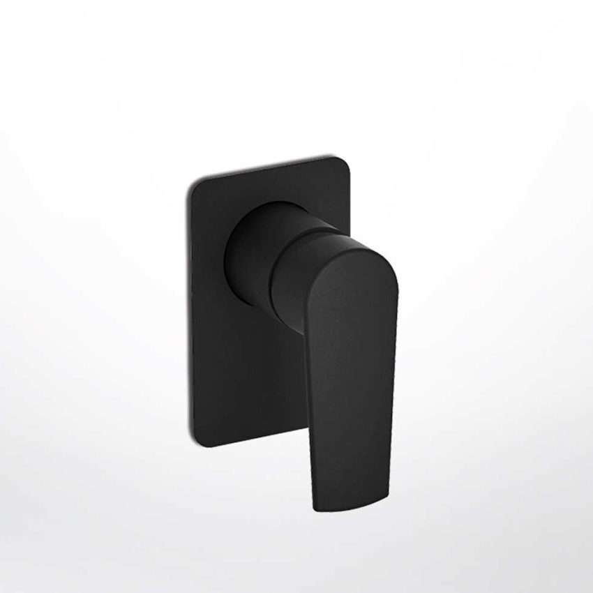 202-135055SL-400 Μίκτης Εντοιχισμού 1 Εξόδου SLOT EURORAMA Μαύρο Ματ - Image 1