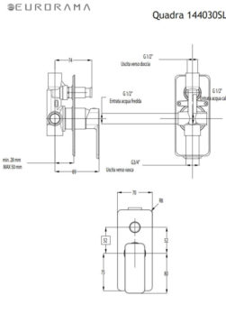 Μίκτης Εντοιχισμού με Εκτροπέα QUADRA EURORAMA - Image 5