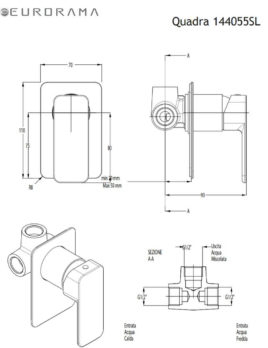 Μίκτης Εντοιχισμού 1 Εξόδου QUADRA EURORAMA - Image 5