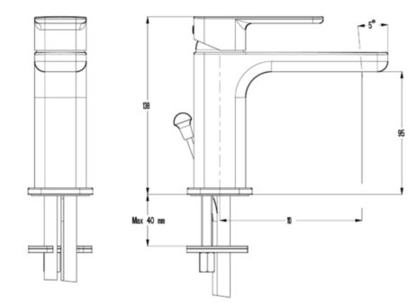 Μπαταρία Νιπτήρος QUADRA EURORAMA - Image 5