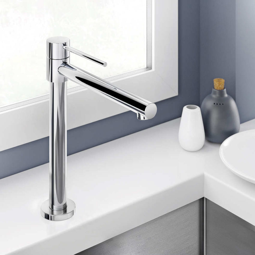 202-145705-100-2 Μπαταρία Νεροχύτη TONDA Βυθιζόμενη EURORAMA Χρωμέ - Image 2