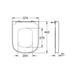 GROHE EURO Κάλυμμα λεκάνης Soft close  39330001 - Image 4