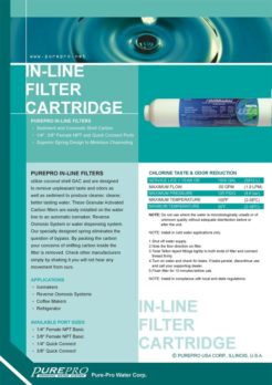 PurePro Post Carbon Filter Ενσωματωμένο φίλτρο - Image 2