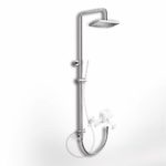 Κολώνα Ντουζ Y83-144 εκ. με Κεφαλή Ντουζ 20x20 Και Εκτροπέα