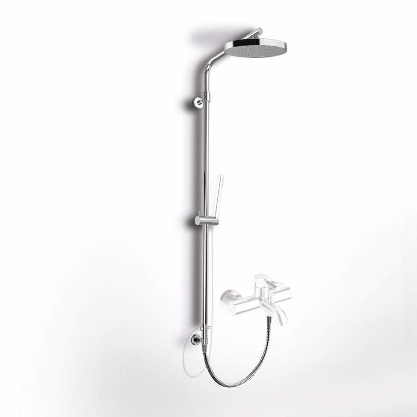 Κολώνα Ντουζ Y117 εκ. με Κεφαλή Ντουζ Φ20 Και Εκτροπέα - Image 1