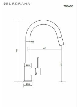 Μπαταρία Νεροχύτη EURORAMA Inox - Image 3