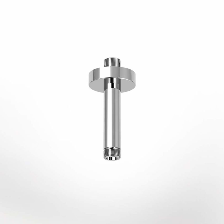 202-C11000-100-1 Βραχίονας Οροφής Στρόγγυλο Φ22mm 10εκ. EURORAMA Χρωμέ - Image 1