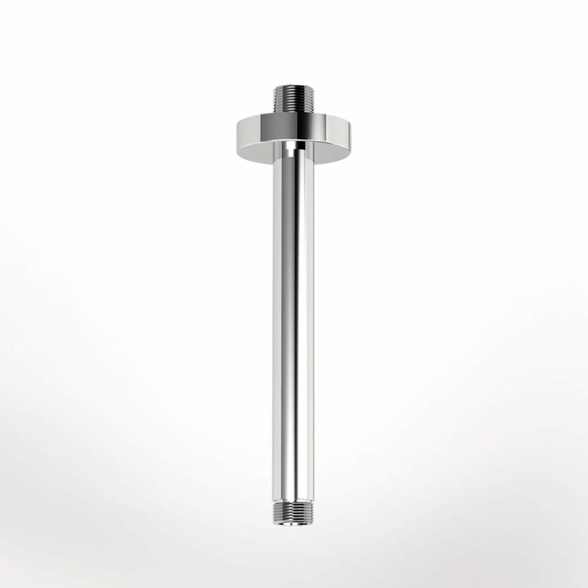 202-C12000-100-1 Βραχίονας Οροφής Στρόγγυλο Φ22mm 20εκ. EURORAMA Χρωμέ - Image 1