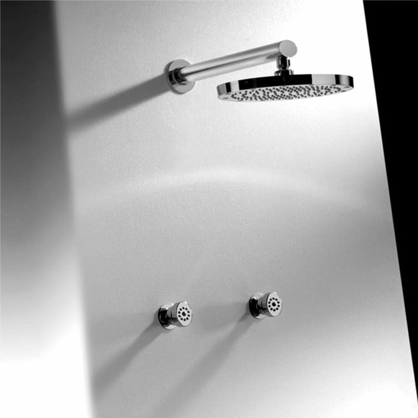 202-C13500L-100-2 Βραχίονας Τοίχου Στρόγγυλο Φ25mm 35εκ. EURORAMA Χρωμέ - Image 2