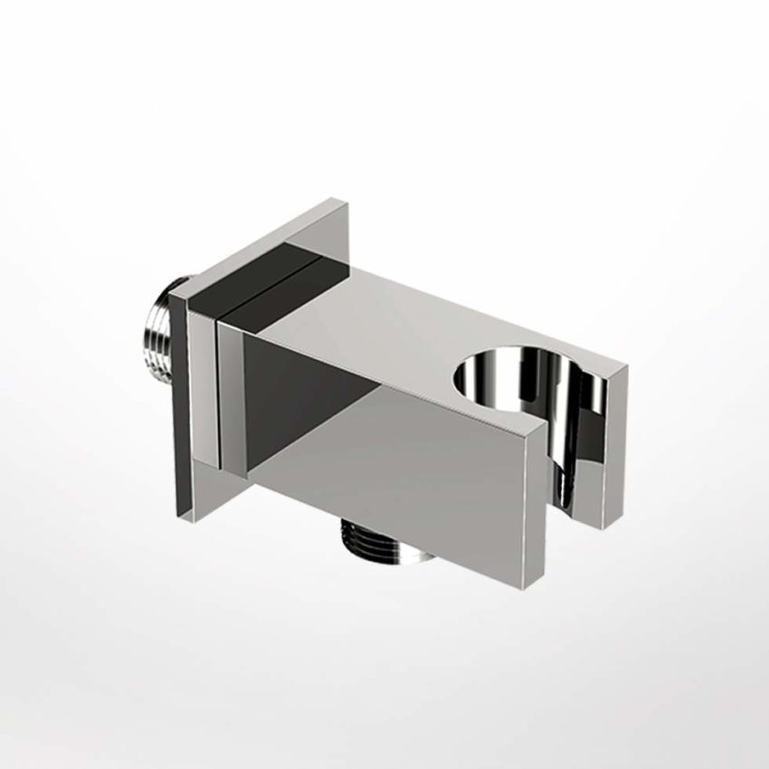 202-C20141-1 Παροχή Νερού Επίτοιχη Τετράγωνος με Στήριγμα Τηλεφώνου EURORAMA - Image 1