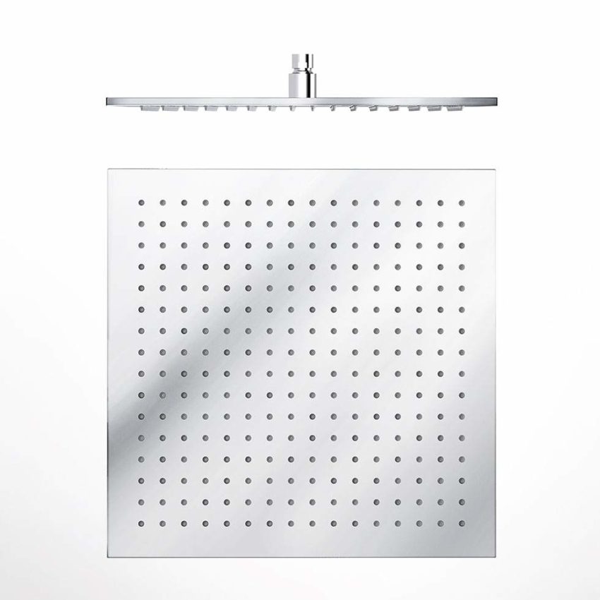 202-R50005-100-1 Κεφαλή Ντουζ Τετράγωνη 40x40 EURORAMA Χρωμέ - Image 1